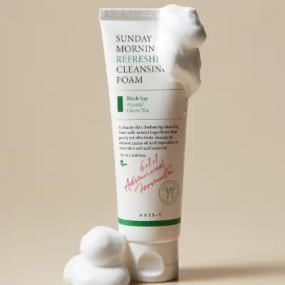 Axis-Y Mousse Nettoyante Rafraîchissante Sunday Morning 150ml kskincarebyan