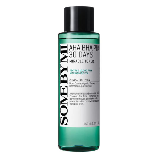 Some By Mi Toner aux Acides AHA BHA PHA 30 Days Miracle 150ml kskincarebyan