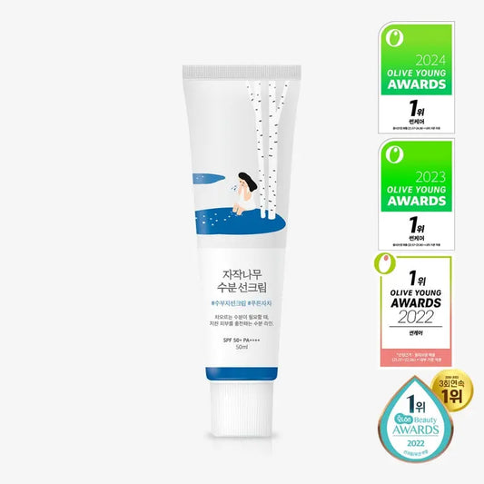 ROUND LAB Crème Hydradante Solaire au Jus de Bouleau 50ml kskincarebyan