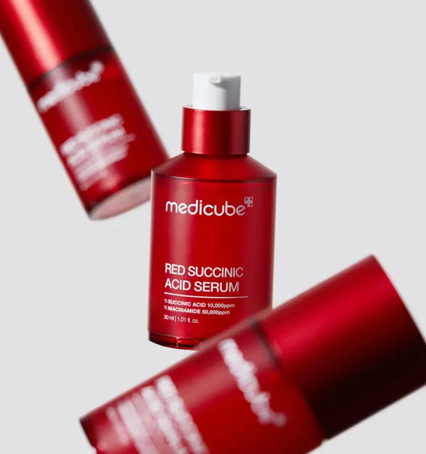 MEDICUBE – Sérum Anti-Acné et Réducteur de Pigmentation aux Acides Succinique, Niacinamide et Salicylique 30ml kskincarebyan