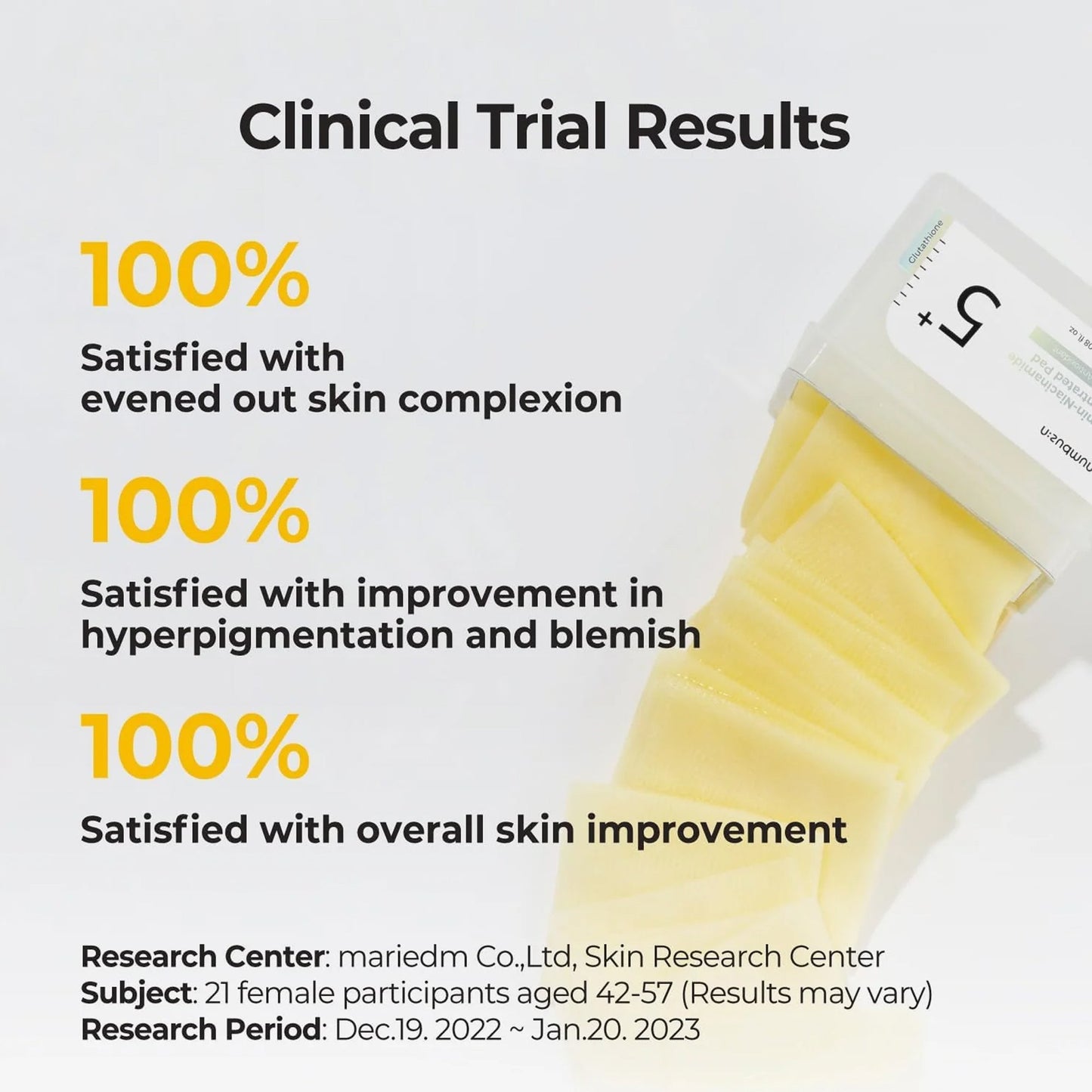 Numbuzin - Toner PAD aux Niacimides - Glutathione, Niacinamide, PHA & LHA / 70pads / 180ml kskincarebyan